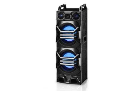 Technical Pro Dual 10" 3000w Home Theater Bluetooth Speakers w/USB/SD/LED+Mic