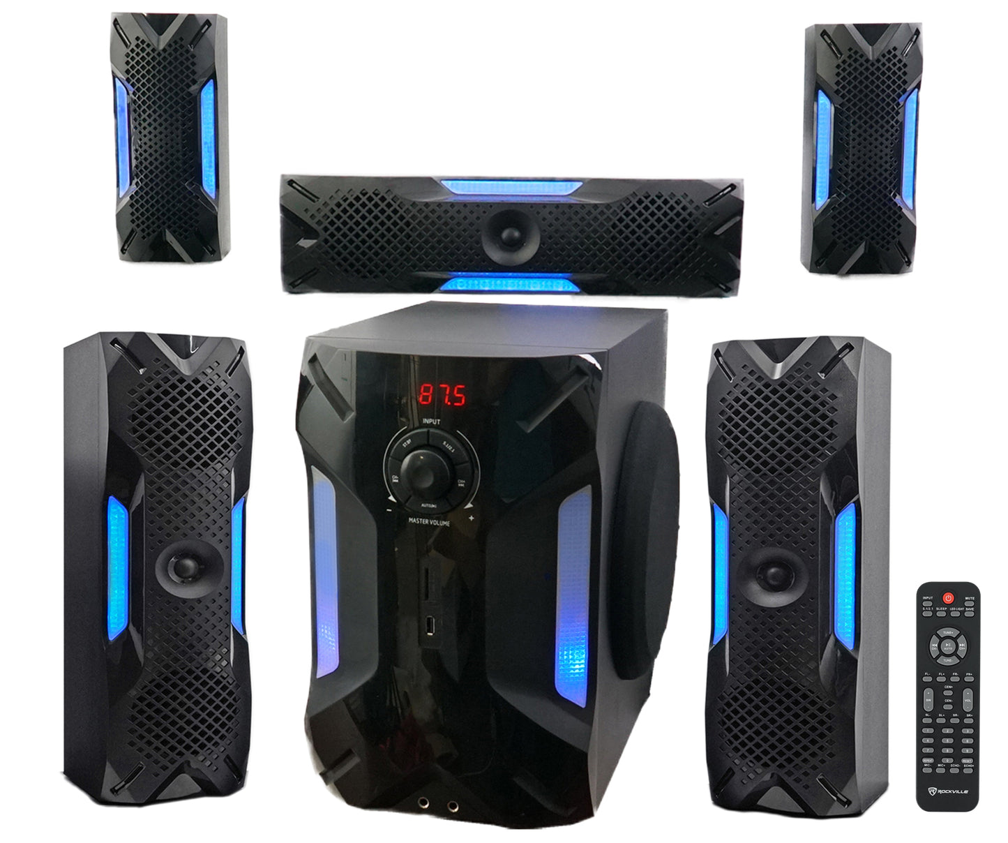 HTS56 5.1 Home Theater Karaoke System with Wireless Microphones