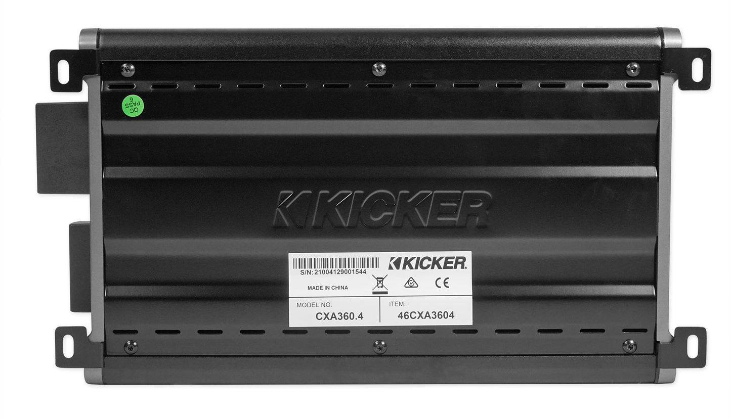 KICKER 46CXA3604T CXA360.4 360w RMS 4-Channel Car Amplifier+6x9"+6.5" Speakers