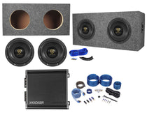 Rockville W65K9D4 2-Pack + CXA400.1 Amplifier Bundle