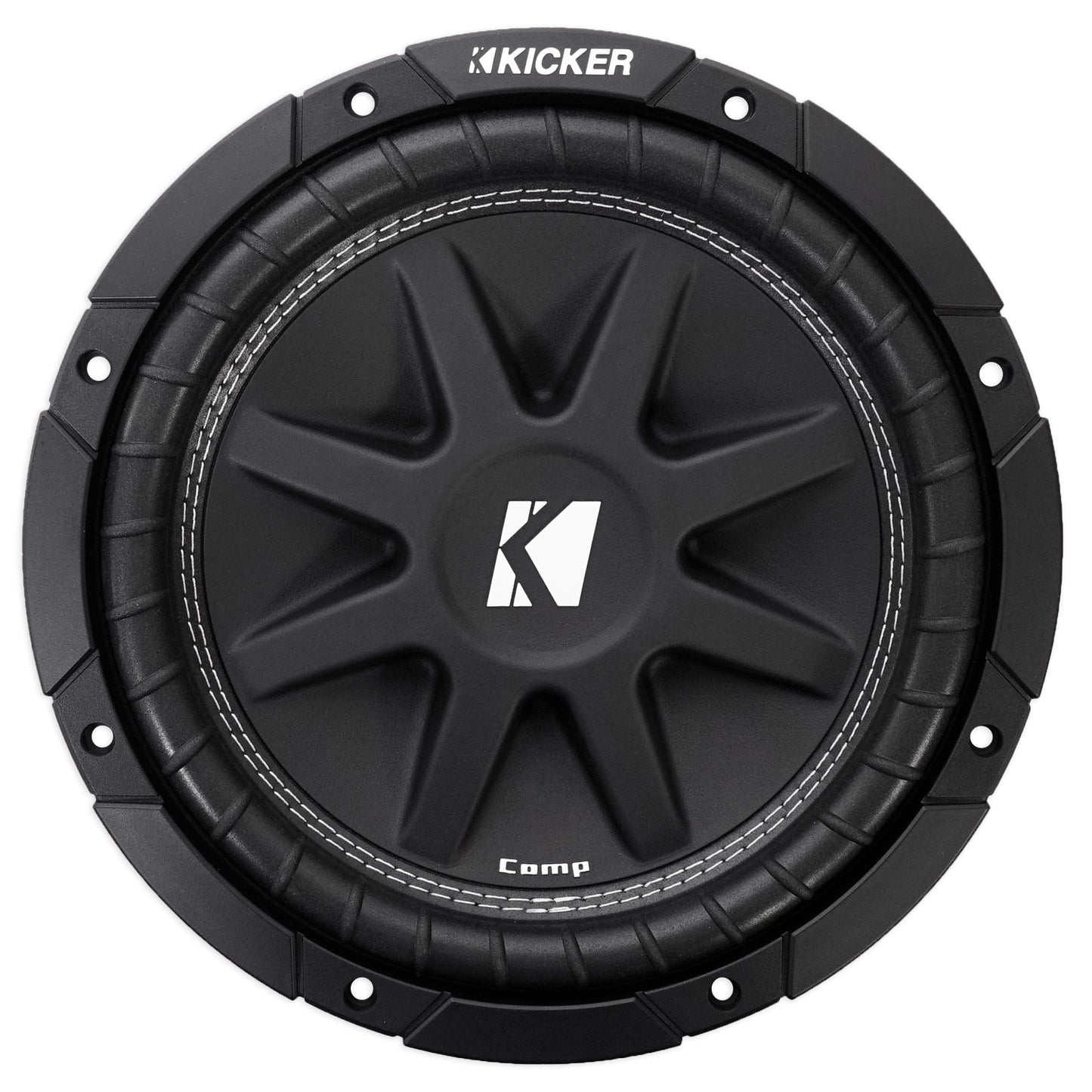 KICKER 43C104 Comp 10" 300 Watt Car Audio Subwoofer Sub+Mono Amplifier+Amp Kit