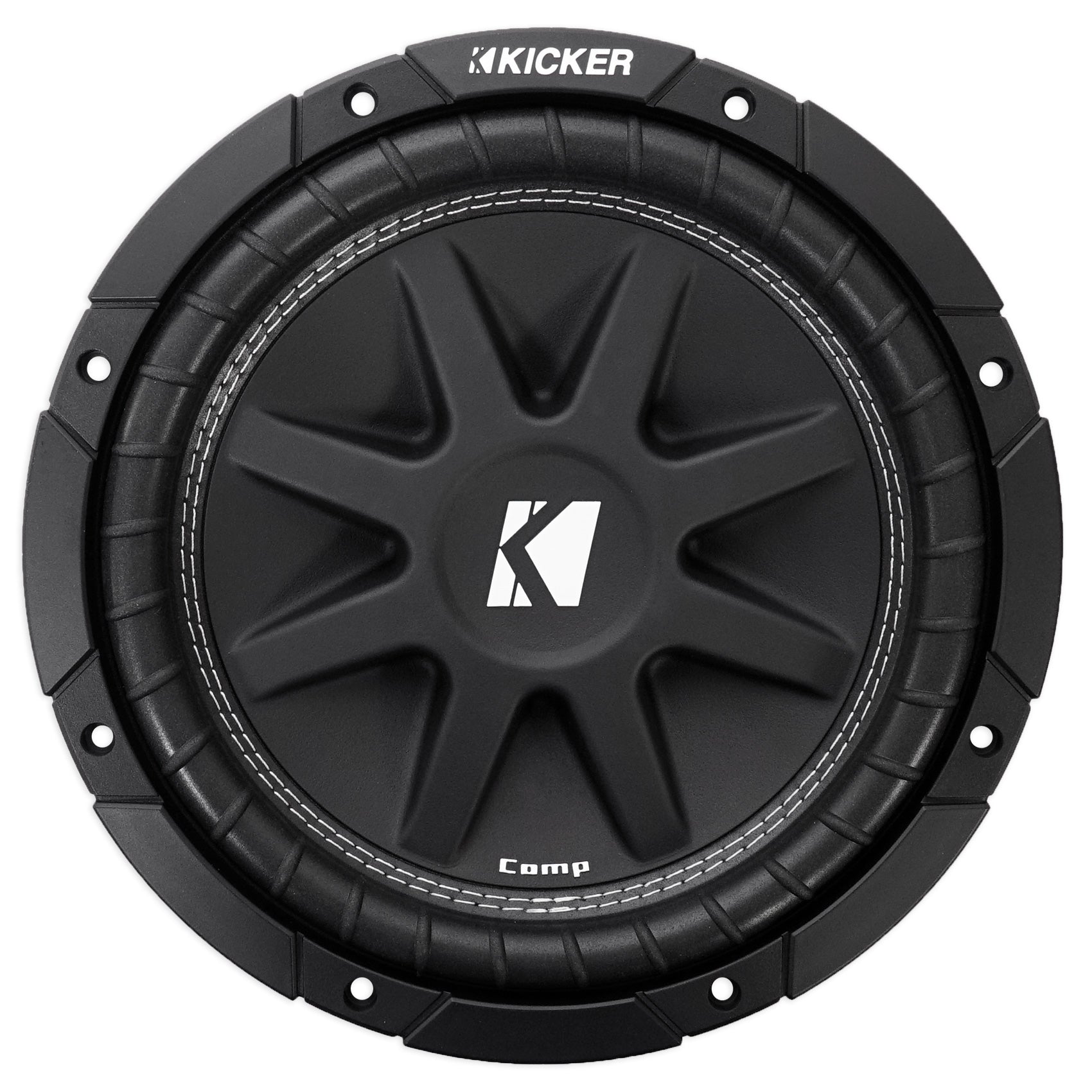 KICKER 43C104 Comp 10" 300 Watt Car Audio Subwoofer Sub+Mono Amplifier+Amp Kit