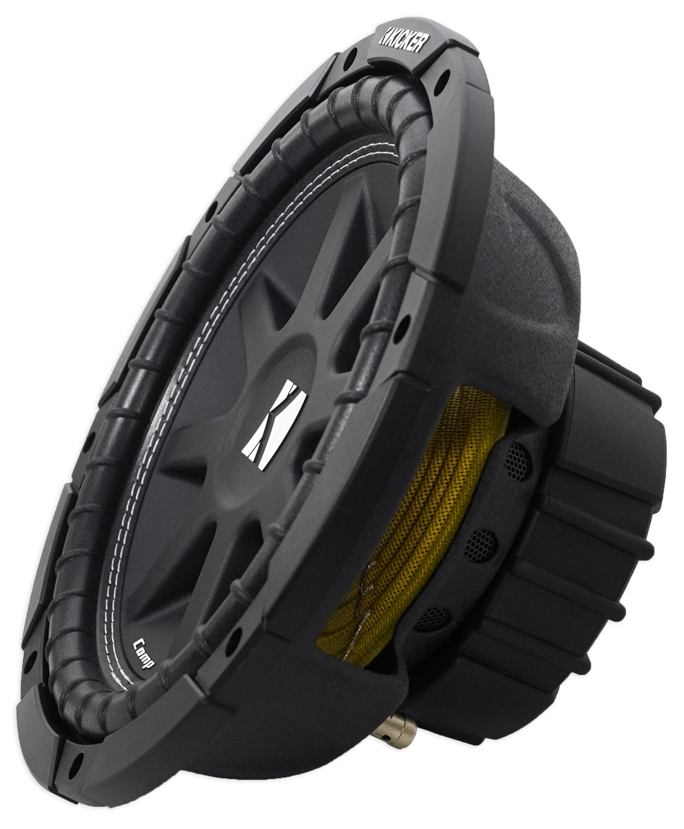 KICKER 43C104 Comp 10" 300 Watt Car Audio Subwoofer Sub+Mono Amplifier+Amp Kit