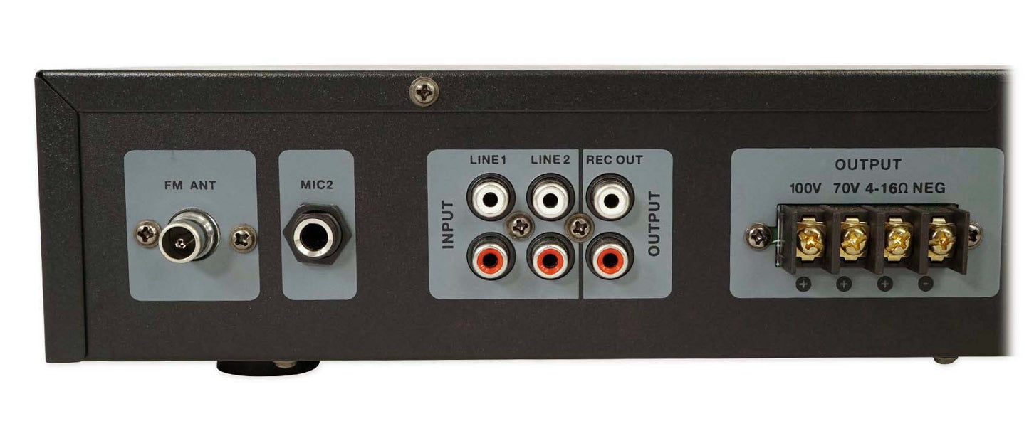 RCS80-1 60W Amplifier + VOL70100 Black Wall Volume Control Bundle