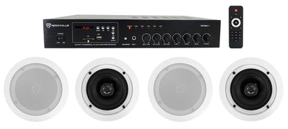 CC525T White 4-Pack + RCS80-1 Bundle