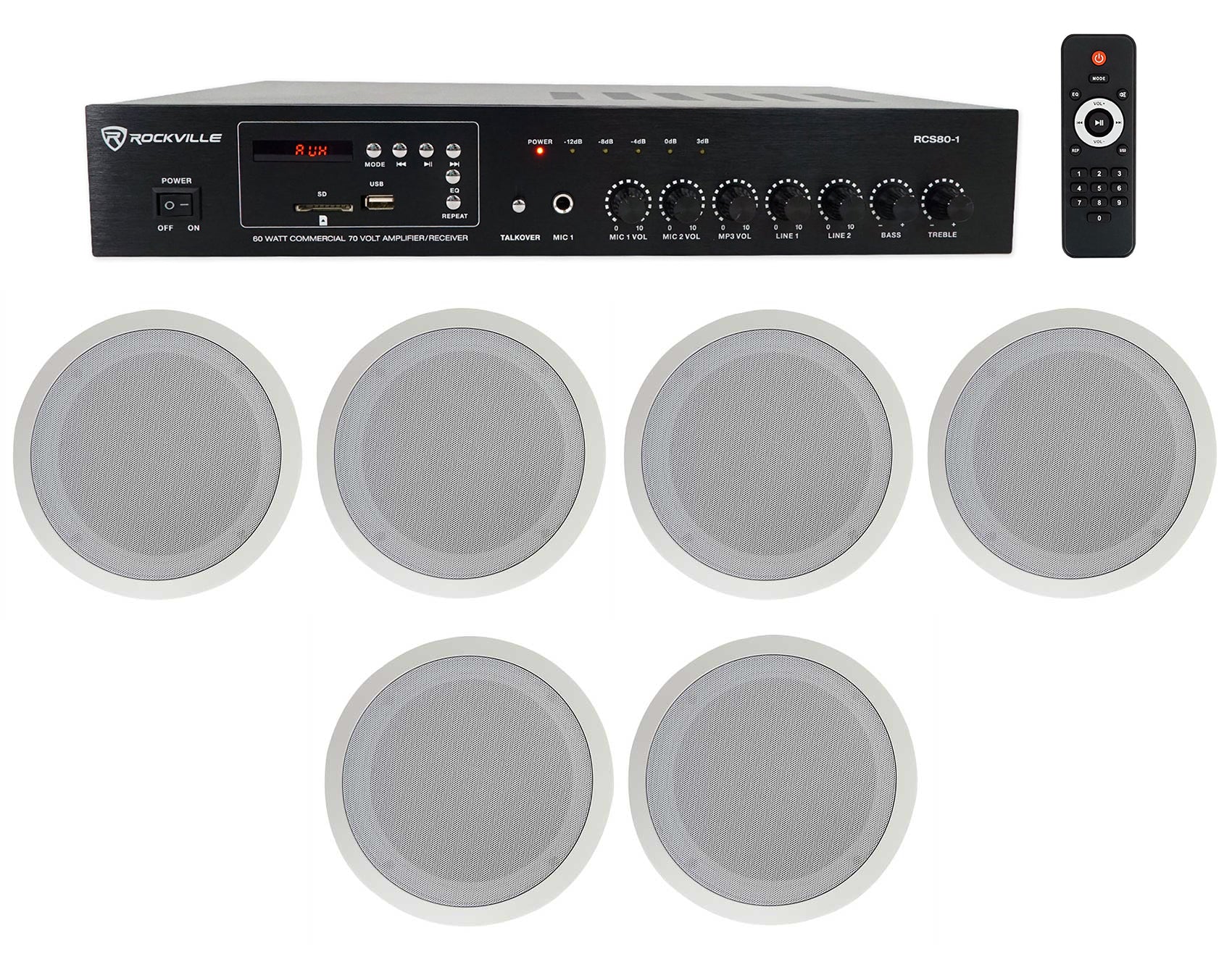 CC80T White 3-Pack + RCS80-1 Bundle