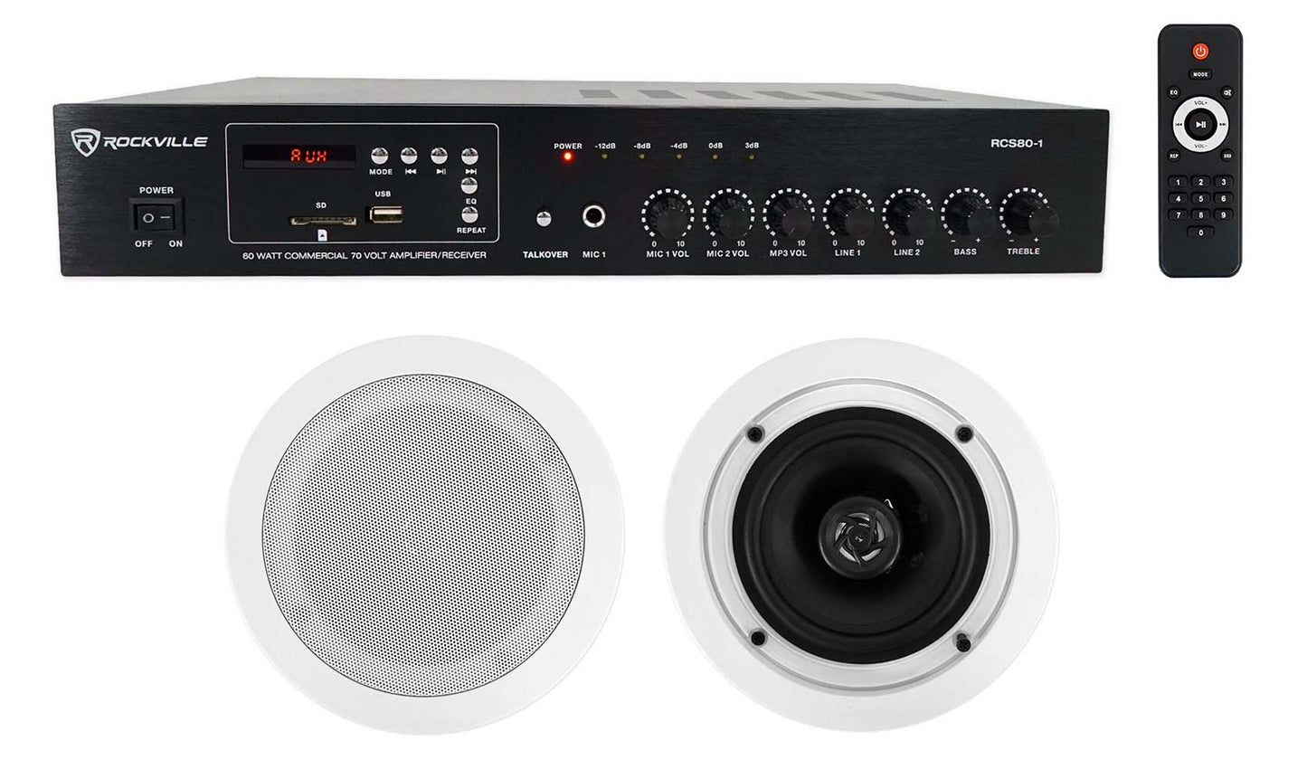 CC525T White 2-Pack + RCS80-1 Bundle