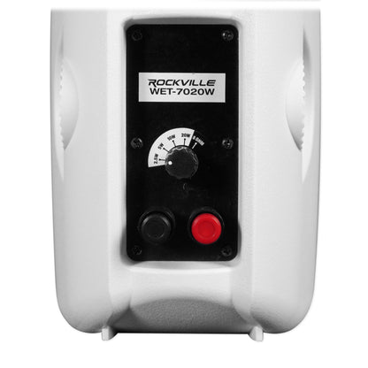 RCS80-1 + WET-7020W White Speakers Bundle