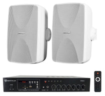 RCS80-1 + WET-7020W White Speakers Bundle