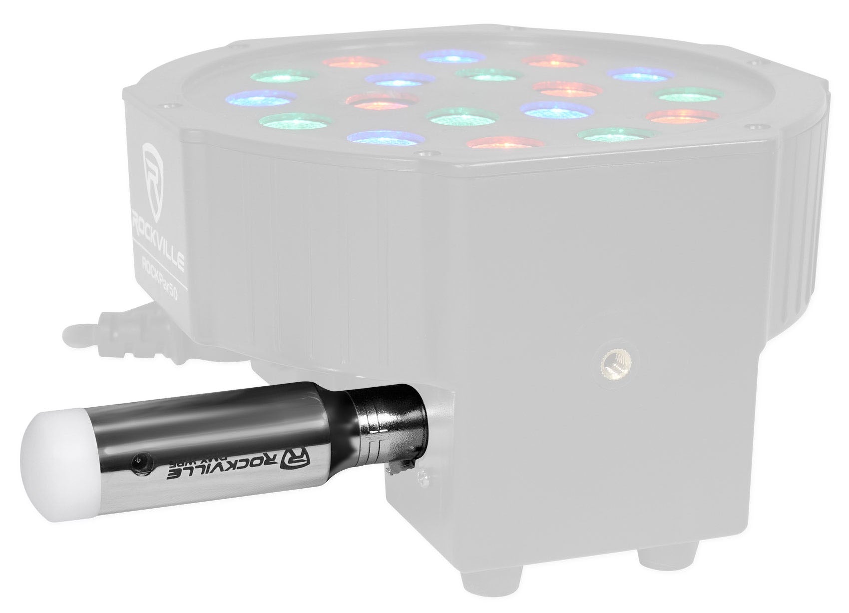 ROCKFORCE 192 + DMX-WTR + DMX-WRE + RockPAR50 8-Pack Bundle