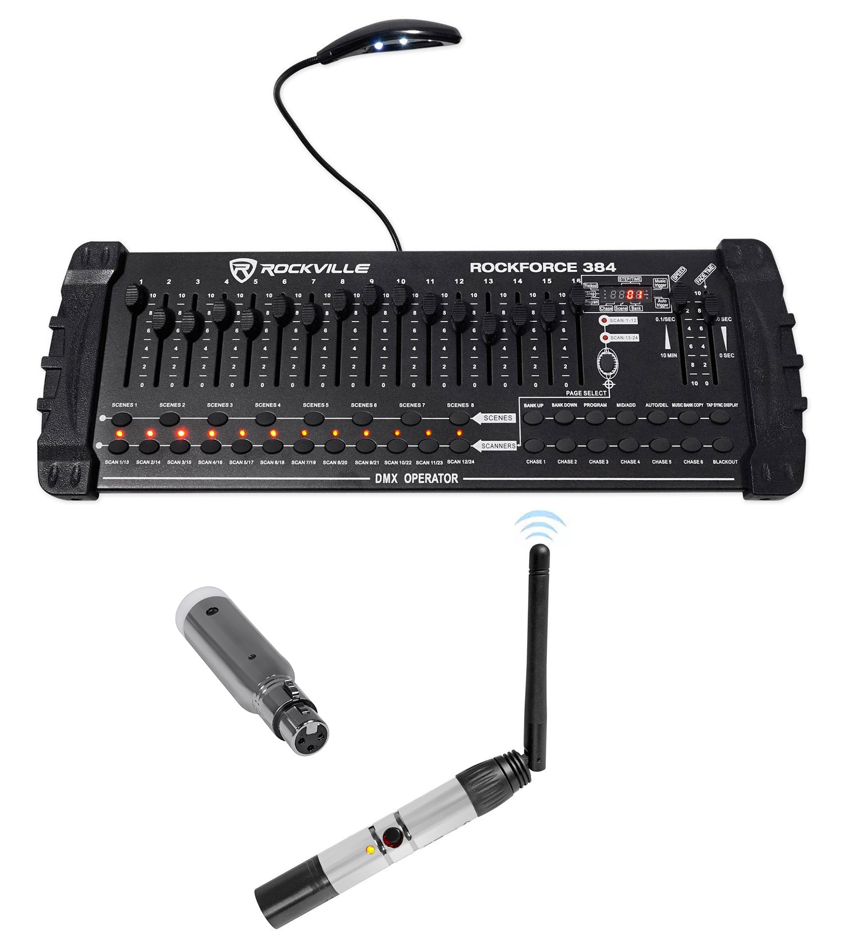 ROCKFORCE 384 + DMX-WTR + DMX-WRE Bundle
