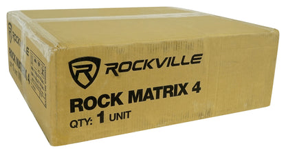 ROCK MATRIX 4 + HC655 Black 8-Pack Bundle