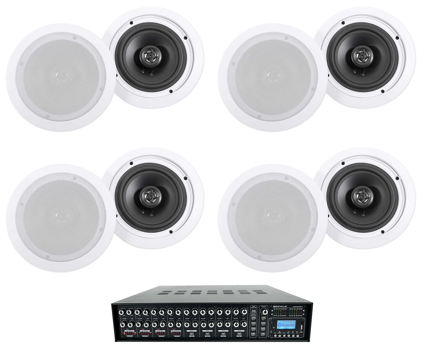 ROCK MATRIX 4 + HC655 White 8-Pack Bundle