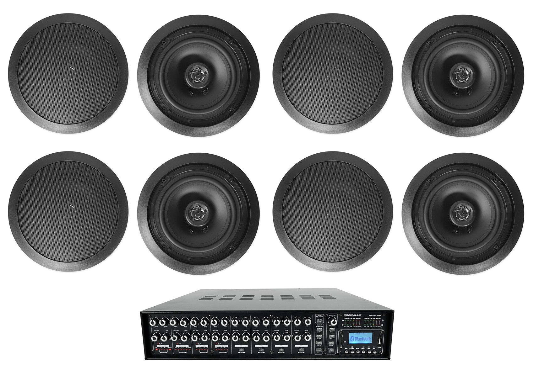 ROCK MATRIX 4 + HC655 Black 8-Pack Bundle