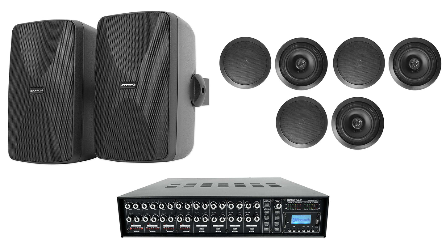 ROCK MATRIX 4 + HC655 Black 6-Pack + WET‑7020B Bundle