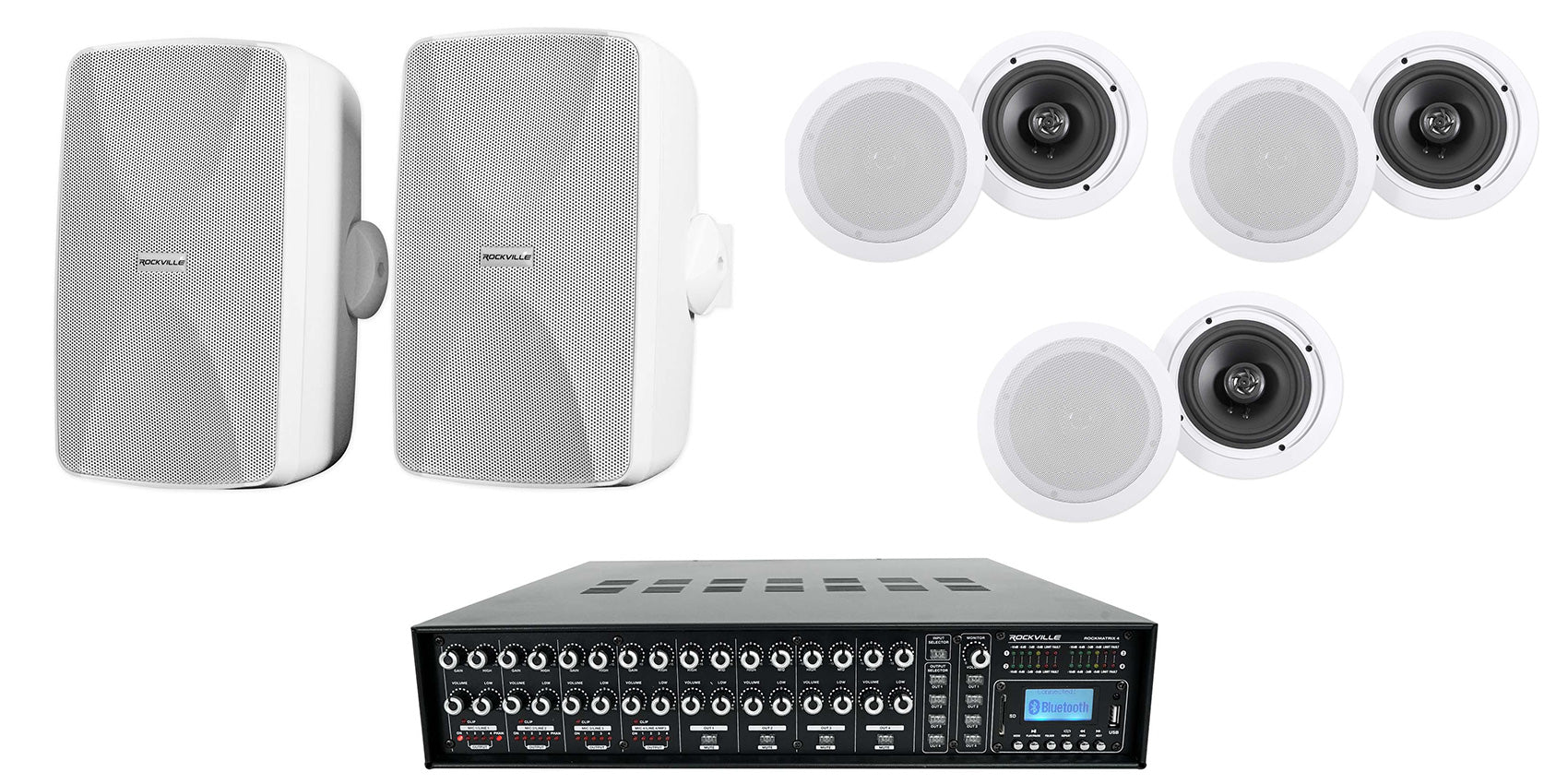 ROCK MATRIX 4 + HC655 + WET‑7020W White Bundle