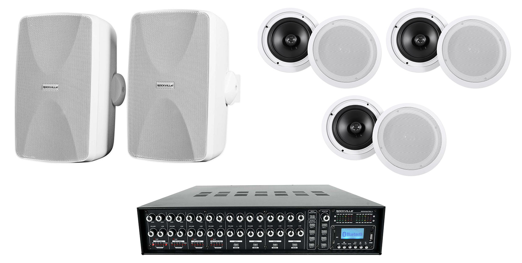ROCK MATRIX 4 + HC85 + WET‑7020W White Bundle