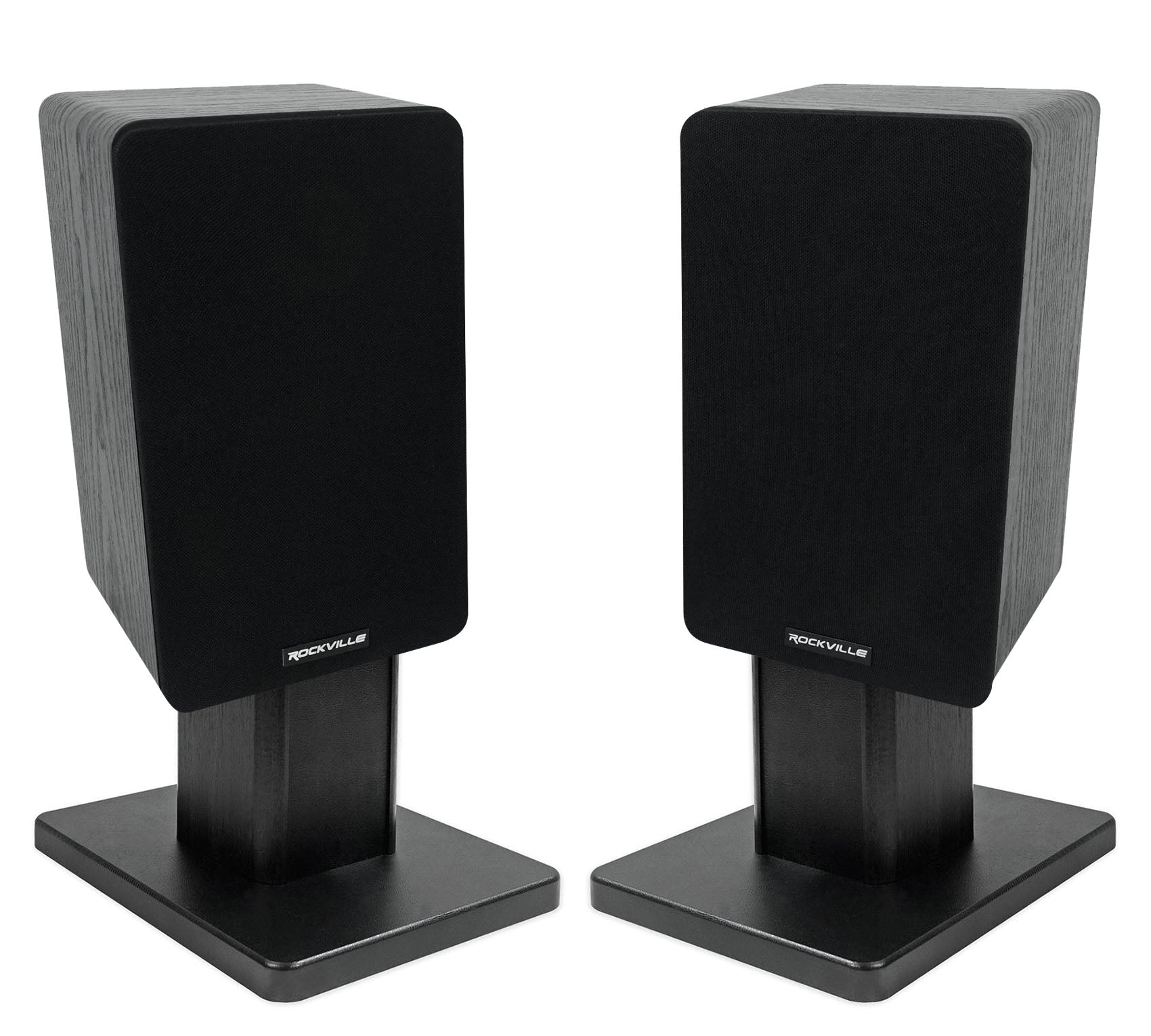 RockShelf 58B Black 2-Pack + RHT8B Desktop Stands Bundle