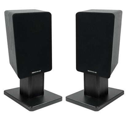RockShelf 58B Black 2-Pack + RHT8B Desktop Stands Bundle