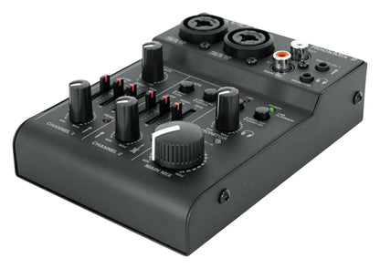 2-Person Podcast Kit + USB Interface Mixer Bundle