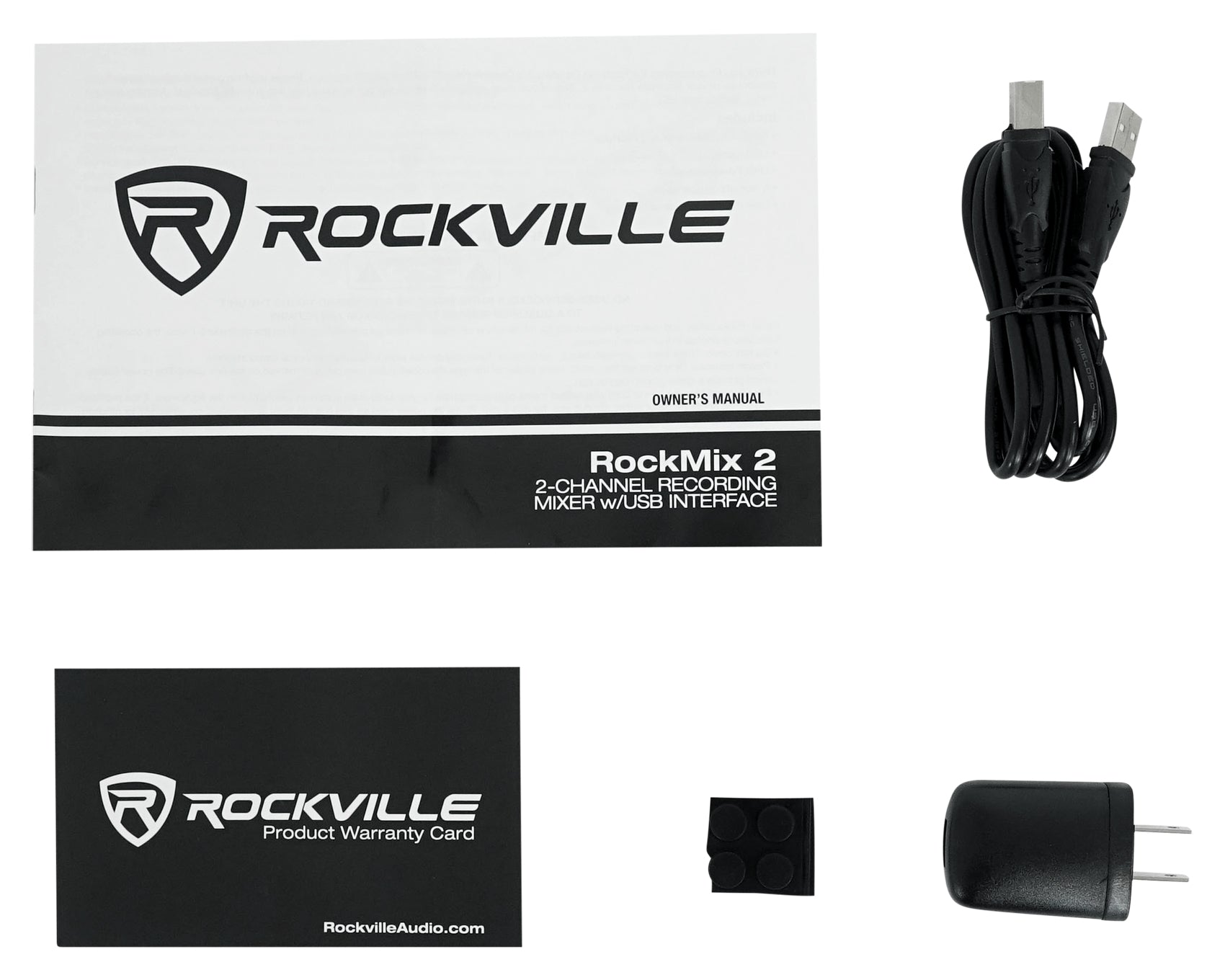 2-Person Podcast Kit + USB Interface Mixer Bundle