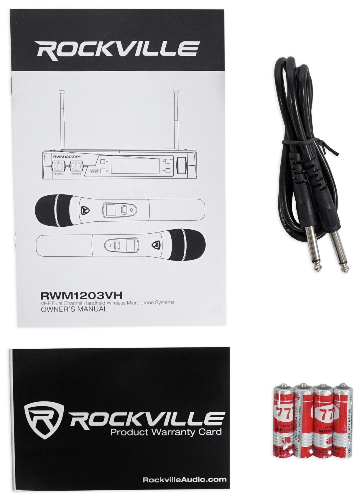 ROCK PARTY 6 Party Speaker Karaoke Bundle with Wireless Microphones