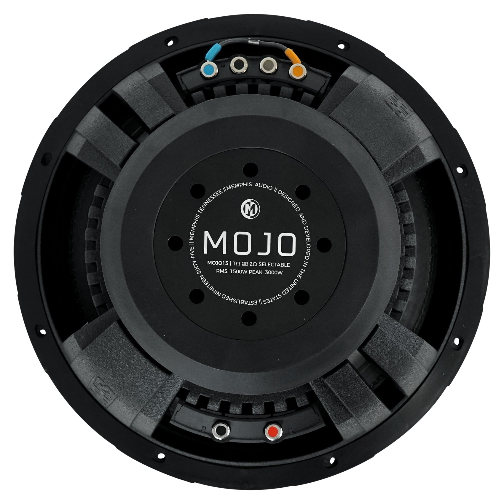 Memphis Audio MOJO 1512 15" 3000w Competition Subwoofer+Vented Sub Box Enclosure