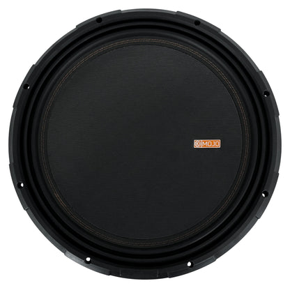 Memphis Audio MOJO 1512 15" 3000w Car Subwoofer+Vented Sub Box+Amplifier+Amp Kit