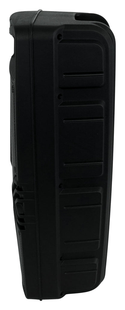 2) Technical Pro Dual 8" Wireless Rechargeable Backyard DJ Party Speakers + Mics