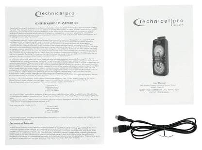 2) Technical Pro Dual 8" Wireless Rechargeable Backyard DJ Party Speakers + Mics