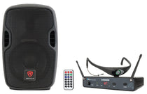 Samson Airline 88 Wireless Headset Mic+8" Bluetooth Speaker 4 Yoga/Spin/Pilates