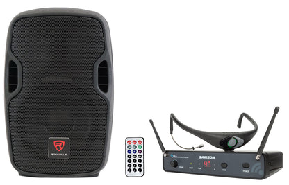 Samson Airline 88 Wireless Headset Mic+8" Bluetooth Speaker 4 Yoga/Spin/Pilates