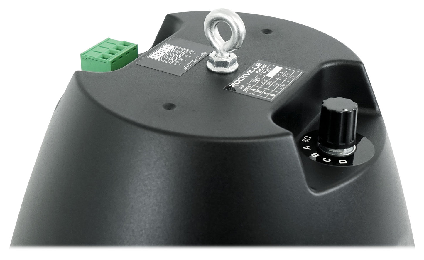 RCS80-1 60W Amp 3-Pack + PEN-65T Black Pendant Speakers Bundle