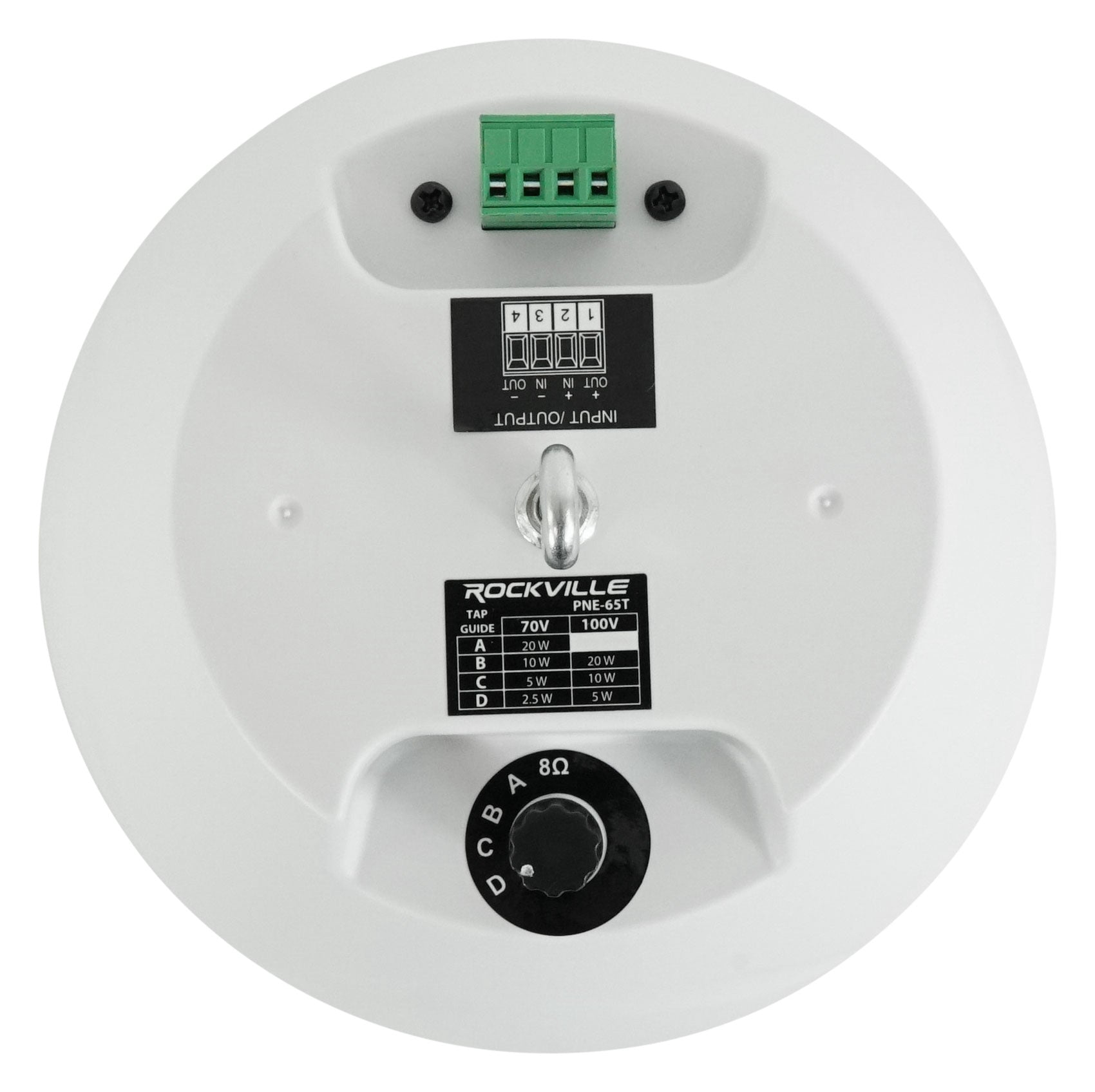 RCS80-1 60W Amplifier 4-Pack + PEN-65T White Pendant Speaker Bundle