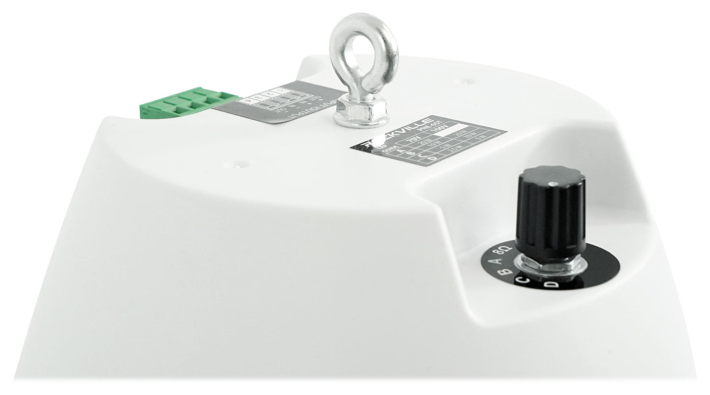 RCS80-1 60W Amplifier 4-Pack + PEN-65T White Pendant Speaker Bundle