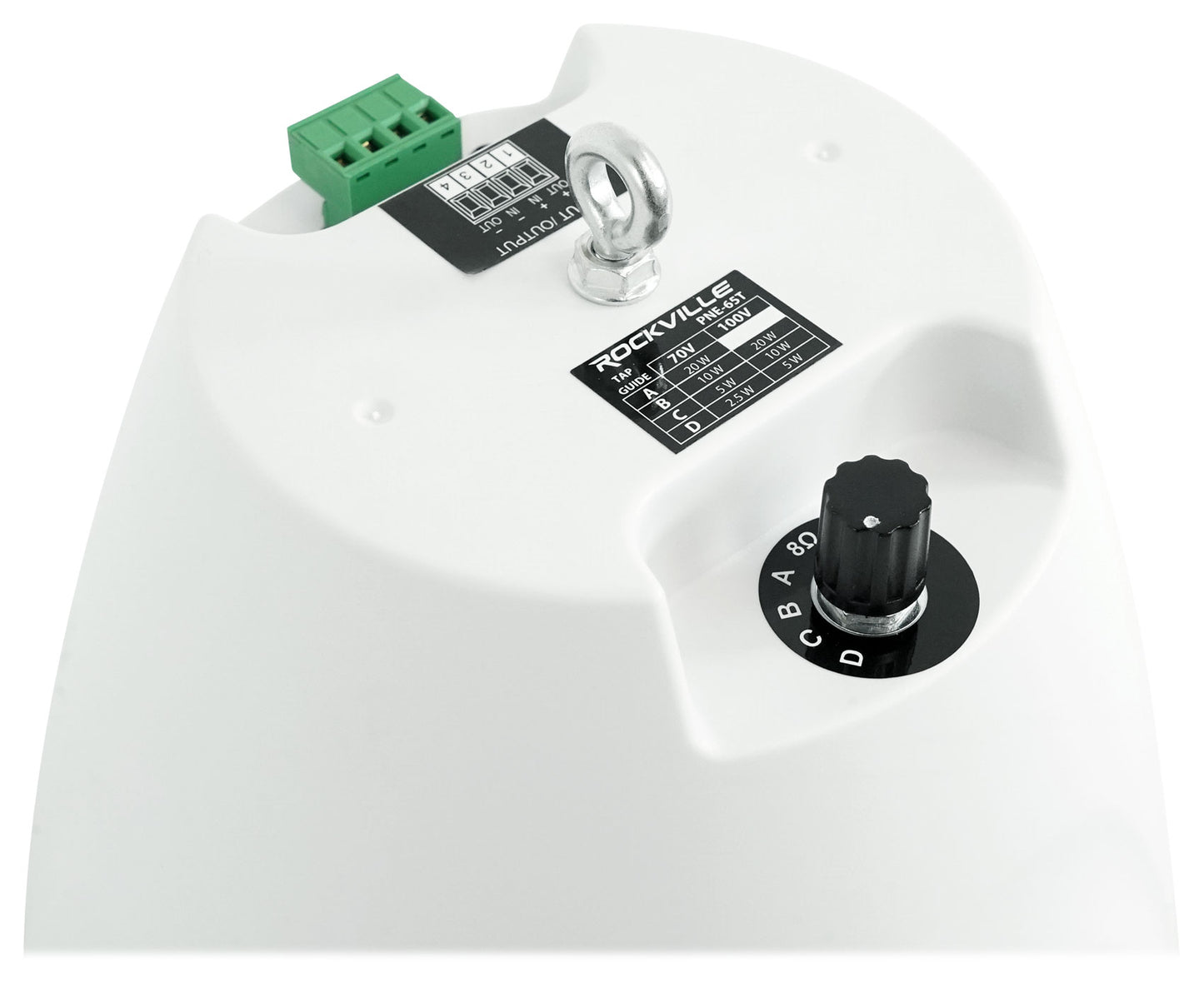 PEN-65T White 7-Pack + RCS180-6 6-Zone 180W Amp Bundle