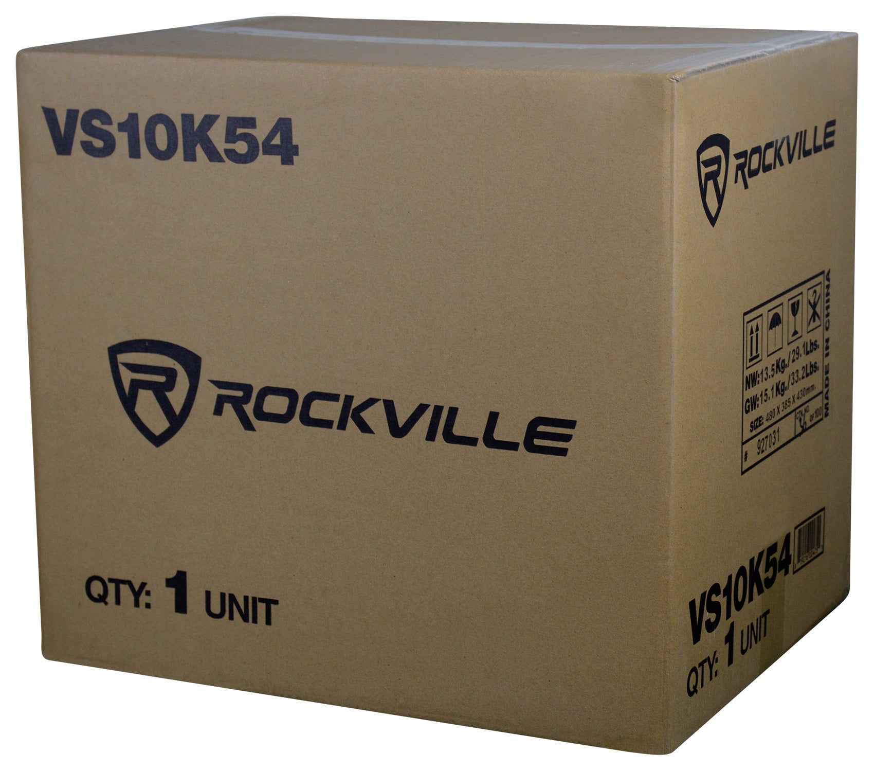 Rockville VS10K54 + Crunch PZ2-1530.2D Bundle