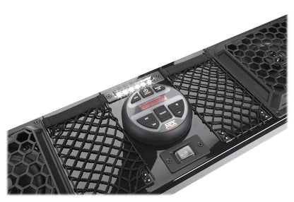 MTX MUDSYS41 Four-Speaker Marine Soundbar System w/Bluetooth For ATV/UTV+Boombox
