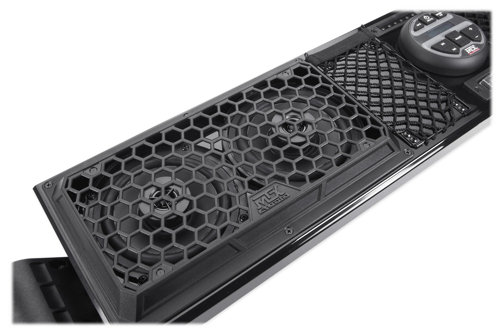 MTX MUDSYS41 Four-Speaker Marine Soundbar System w/Bluetooth For ATV/UTV+Boombox