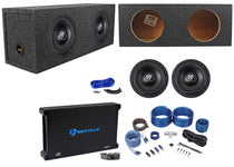 W10 K6 Series 10" Subwoofer 2-Pack + dB14 Amplifier Bundle
