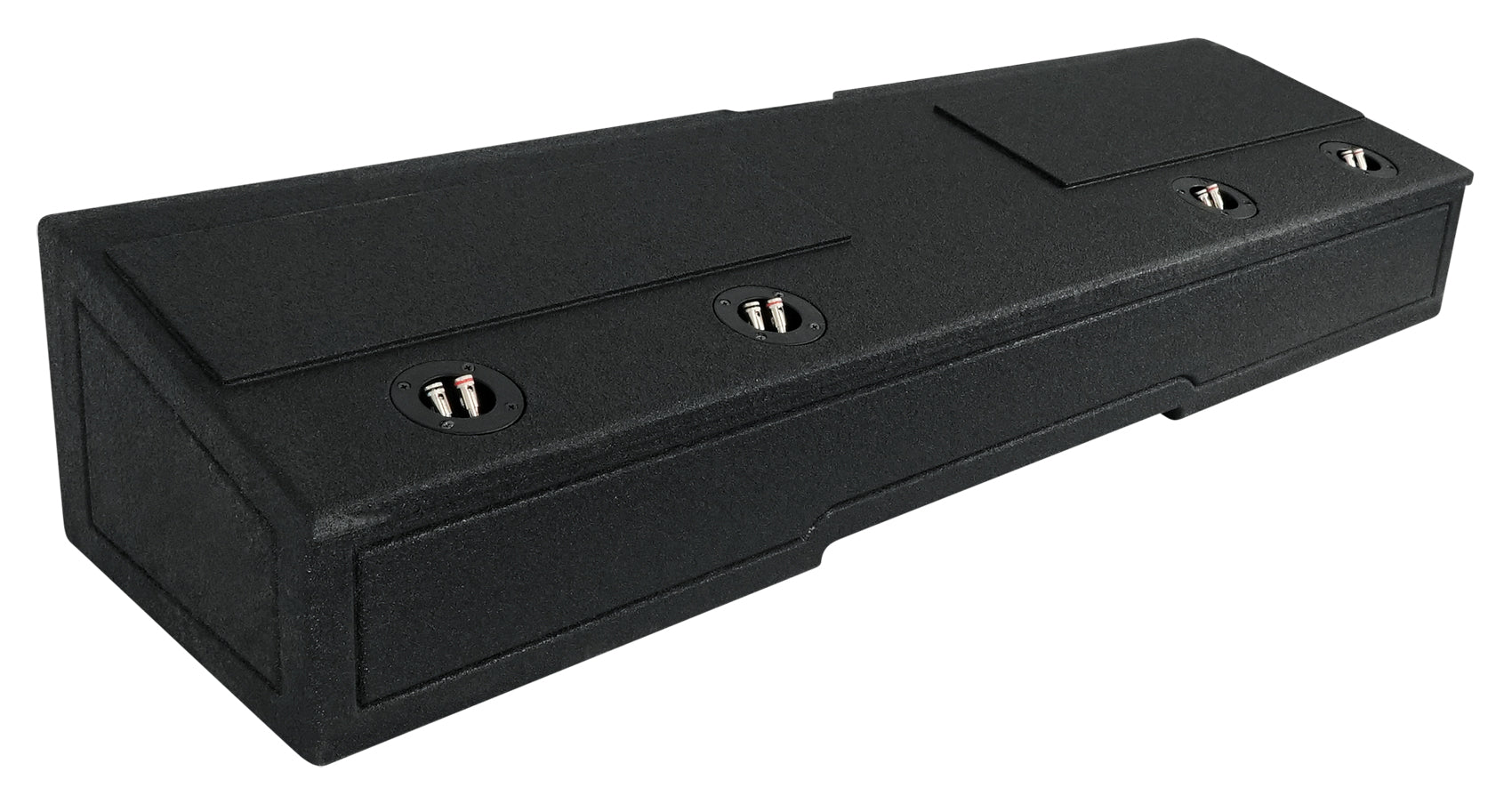 Rockville W8K5S4 4-Pack + Quad 8 Ford Crew Cab Enclosure Bundle