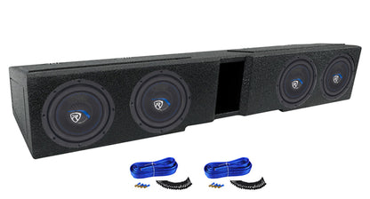 Rockville W8K5S4 4-Pack + REC120 Quad 8 Enclosure Bundle