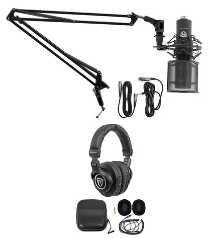 RCM PRO Mic + DMS40 Boom + PRO-M50 Headphones Bundle