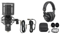 RCM PRO Condenser Mic + PRO-M50 Headphones Bundle