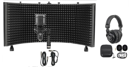 RCM PRO Mic + PRO‑M50 Headphones + RockShield 3 Bundle