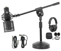 RCM PRO Mic + PRO‑M50 Headphones + RDMS70 Boom Stand Bundle