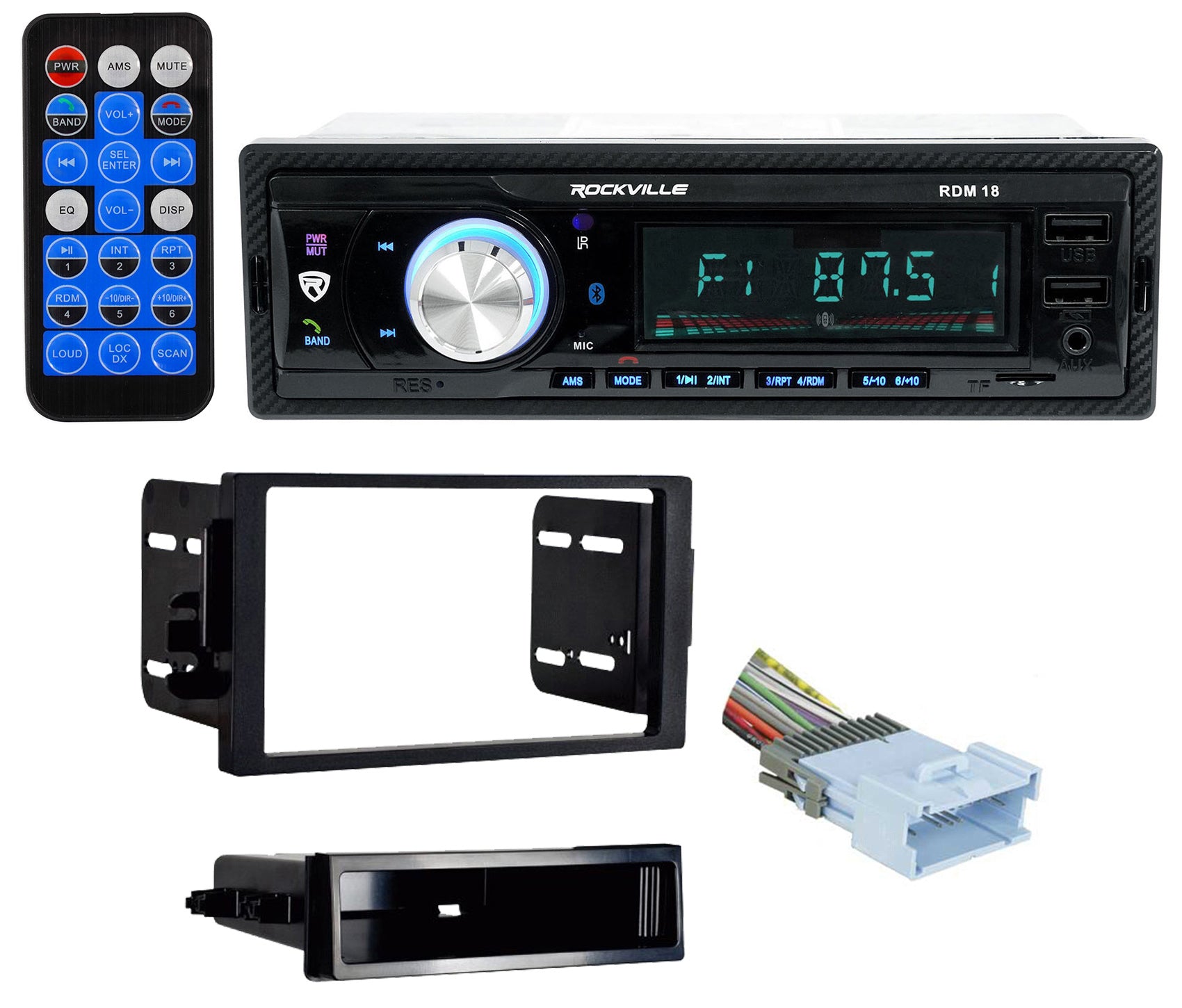 RDM18 Digital Media Receiver + Saturn Install Kit Bundle