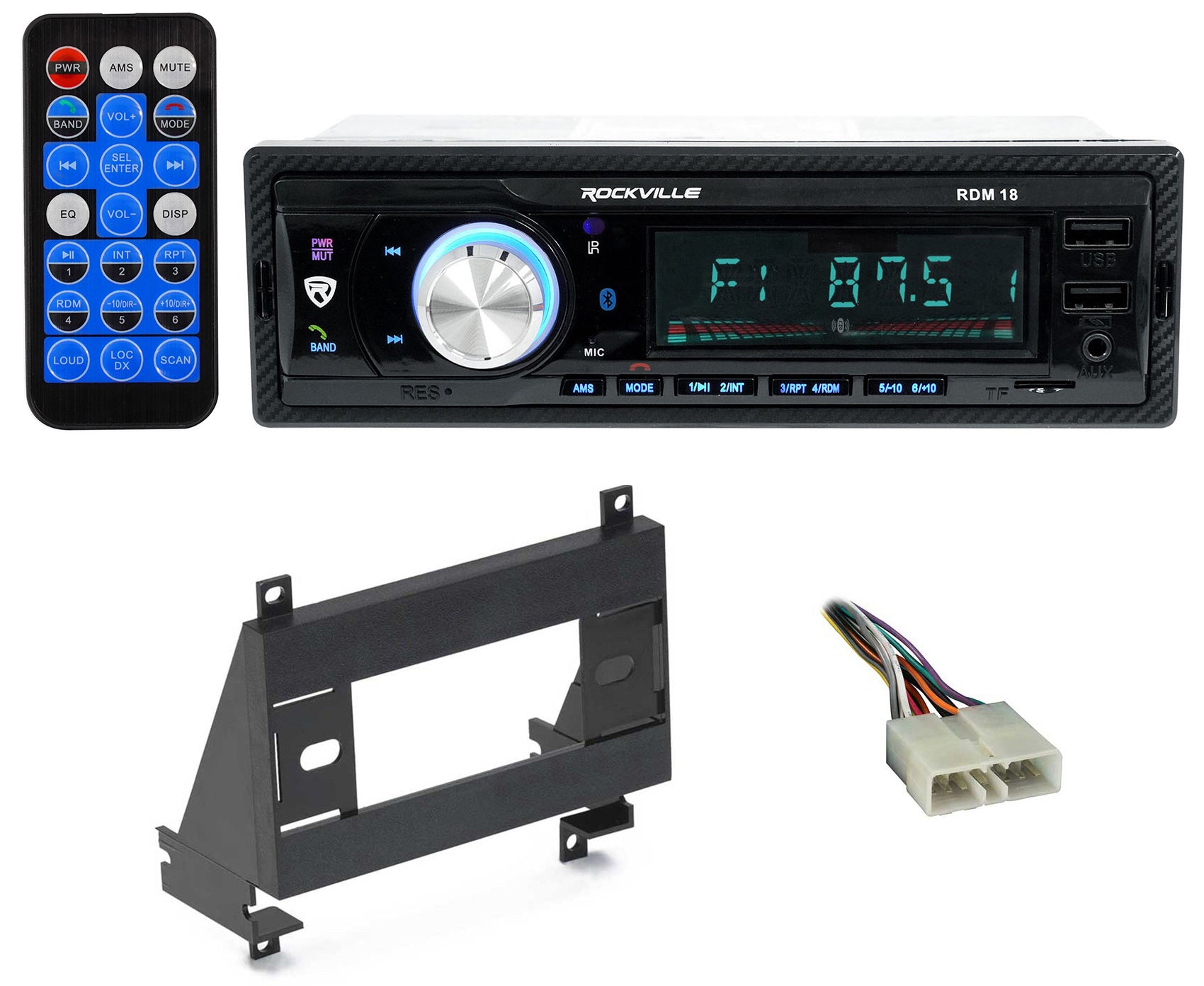 RDM18 Digital Media Receiver + Geo Prizm Install Kit Bundle