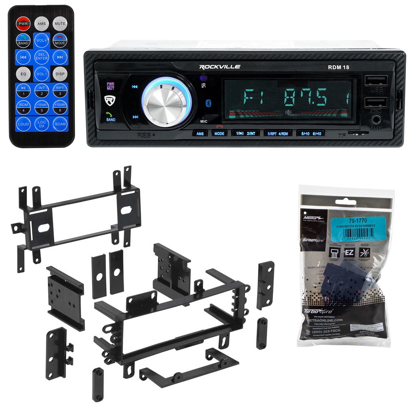 RDM18 Digital Media Receiver + Ford Bronco Install Kit Bundle