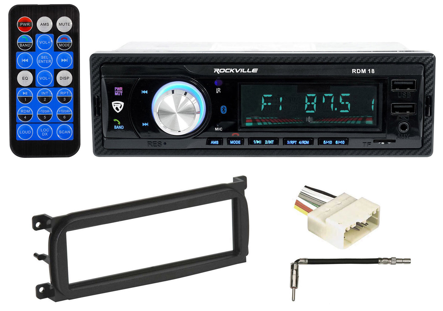 RDM18 Media Receiver + Jeep Install Kit Bundle